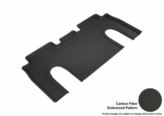 3D MAXpider 2016-2020 Tesla Model X 6-Seats Kagu 2nd Row Floormats - Black L1TL00121509