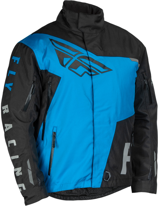 FLY RACING Youth Snx Pro Jacket Black/Blue Yl 470-5401YL