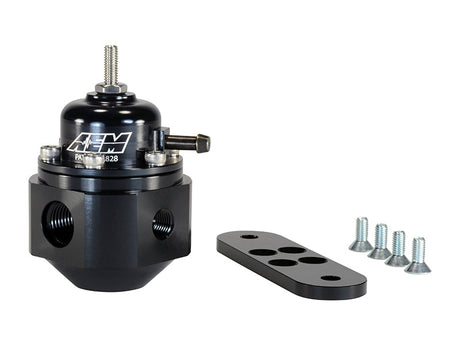 AEM Universal Black Adjustable Fuel Pressure Regulator 25-302BK