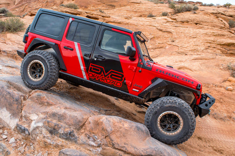 DV8 Offroad 2018+ Jeep Wrangler JL Armor Fenders w/ LED Turn Signal Lights FDJL-01