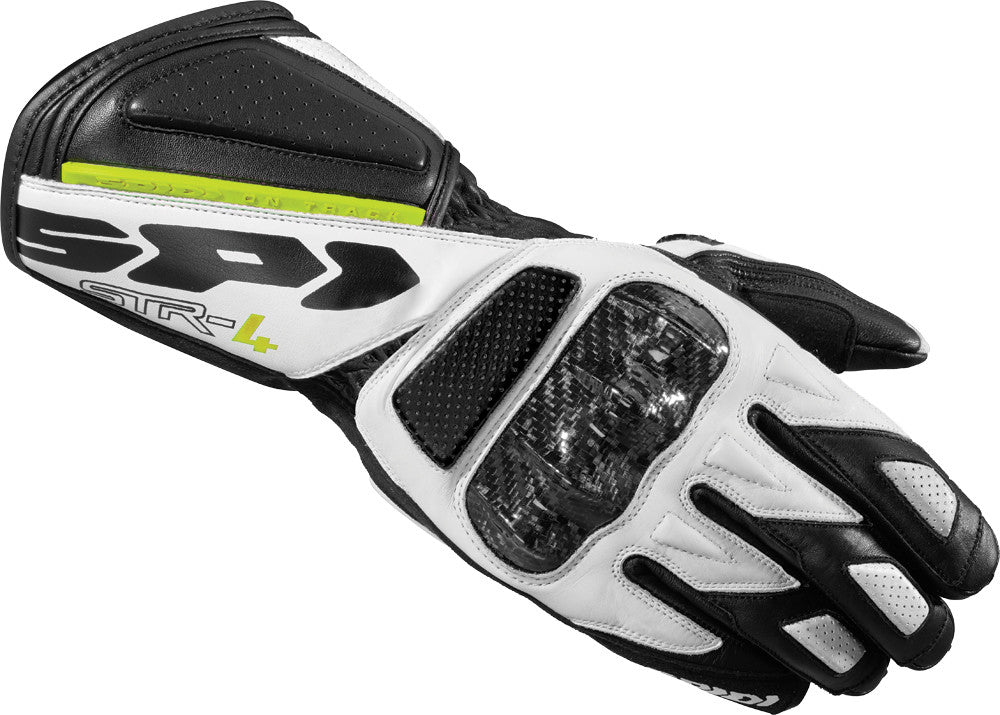SPIDI Str-4 Gloves Black/White L A154-011-L
