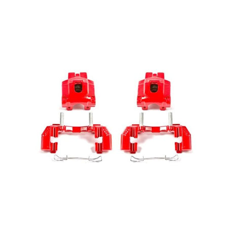 Power Stop 99-04 Jeep Grand Cherokee Rear Red Calipers w/Brackets - Pair S4818