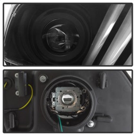 Spyder Ford Mustang 10-13 Projector Headlights - HID Model Only - Black PRO-YD-FM2010V2-HID-BK 5084569