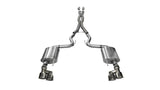Corsa 15-16 Ford Mustang GT 5.0 3in Cat Back Exhaust Polish Quad Tips (Sport) 14337