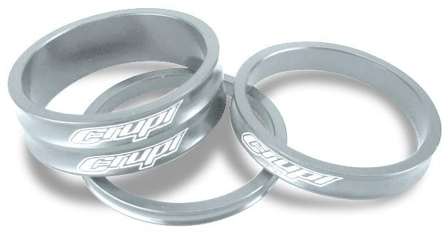 CRUPI Headset Spacers 1-1/8" Polished 3mm 5mm 10mm 46110