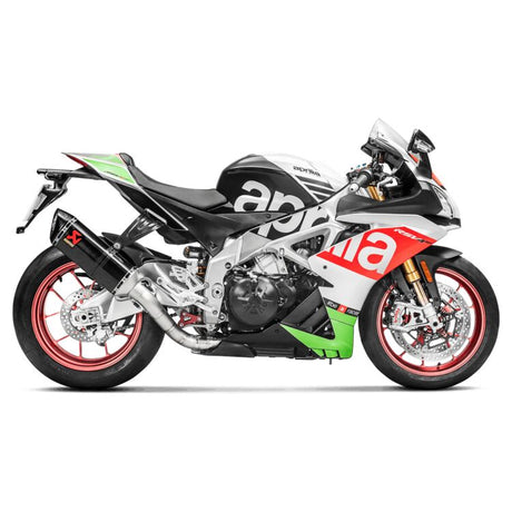 AKRAPOVIC Evolution Exhaust - Titanium/Carbon Fiber RSV4 RR / RF / Tuono V4 1100 RR / Factory 2015-2020	 S-A10E8-RC 1810-2298