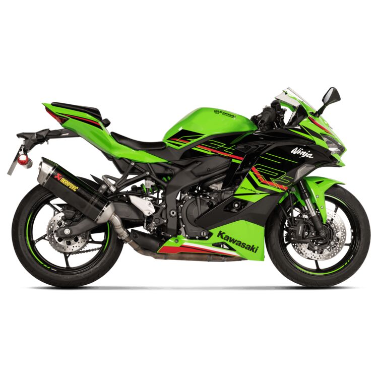 AKRAPOVIC Slip-On Line Muffler - Carbon Fiber/Titanium Ninja ZX -4RR KRT Edition 2023   S-K4SO8-HRC 1811-4507