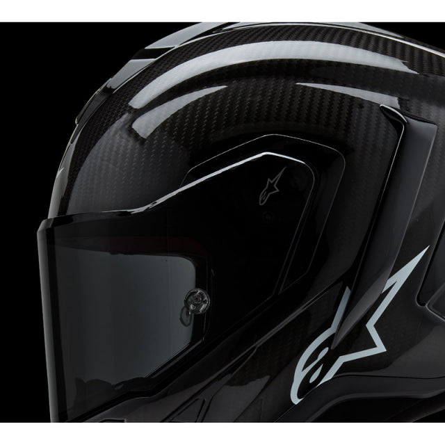IN STOCK ALPINESTARS Supertech R10 Helmet - Solid - Carbon Black - Medium 8200124-1902-M