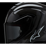 IN STOCK ALPINESTARS Supertech R10 Helmet - Solid - Carbon Black - Medium 8200124-1902-M