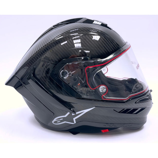 IN STOCK ALPINESTARS Supertech R10 Helmet - Solid - Carbon Black - Medium 8200124-1902-M