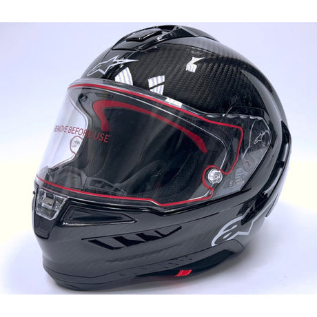 IN STOCK ALPINESTARS Supertech R10 Helmet - Solid - Carbon Black - Medium 8200124-1902-M