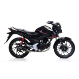 Arrow Hondacb125f'15/16 Homol.X-Kone Nichrom Silencer Carbon End Cap+Steel Link Pipe For Arrow Collector And Link Pipe 51514xkn