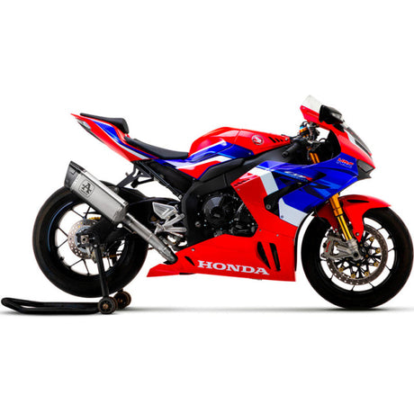 71005PT  Arrow Pista Slip-on Exhaust, Titanium for Honda CBR1000RR-R 2020-2023