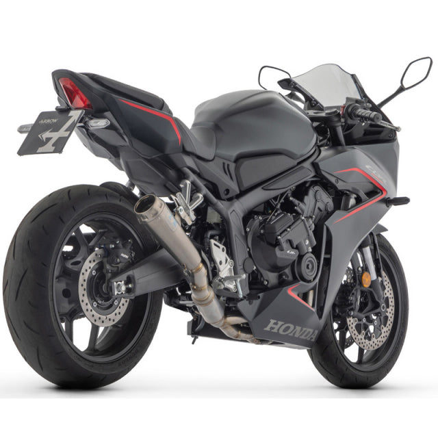 IN STOCK 71069PRN Arrow Pro-Race Racing Full Exhaust NICHROM DARK PRO-RACE SILENCER + STAINLESS STEEL COLLECTORS CBR650R/CB 650 R  2024 -2025