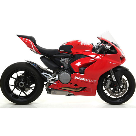 Arrow Panigale V2 955cc 2020 -2024/Streetfighter V2 22/24  Racing Titanium Work Exhaust (R+L) With Welded Stainless Steel Link Pipe 71160pk