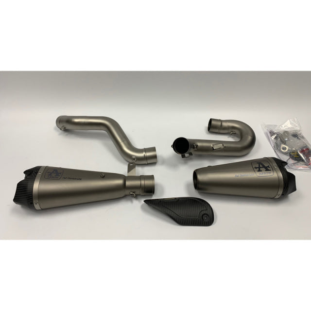 Arrow Ducati Panigale /Streetfighter V4S V4R Speciale V4 18-24 Racing Double Titanium Works Silencers + 1:1 St.Steel Link Pipe 71161pk