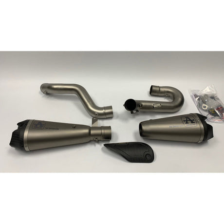 Arrow Ducati Panigale /Streetfighter V4S V4R Speciale V4 18-24 Racing Double Titanium Works Silencers + 1:1 St.Steel Link Pipe 71161pk