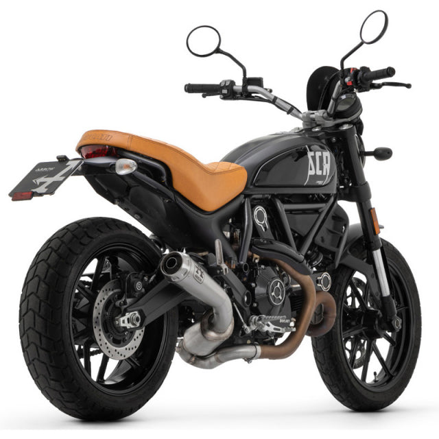 Arrow Ducati Scrambler 800 Icon '21 Silenciador Pro-Race de titanio con tubo de conexión 71224pr