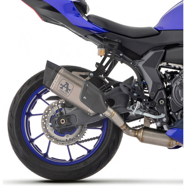 Arrow Competition Full Exhaust, Full Titanium for Yamaha YZF-R7 2021 -2026 71232ptz