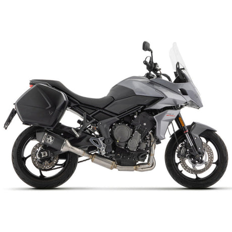 Arrow Exhaust  Veloce Full Exhaust, Aluminum Dark for Triumph Tiger 660 22-24 71504VAN