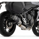 Arrow Exhaust  Veloce Full Exhaust, Aluminum Dark for Triumph Tiger 660 22-24 71504VAN