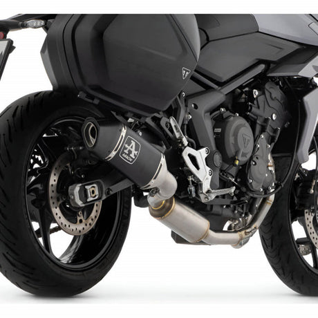 Arrow Exhaust  Veloce Full Exhaust, Aluminum Dark for Triumph Tiger 660 22-24 71504VAN