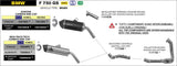 71776MI  Arrow Racing Link Pipe, Stainless Steel for BMW F750GS/850GS/ 2021-2025 F 900 GS / F 900 GS Adventure ’24/25