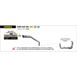 71784MI Arrow CBR600RR 2024 - 2025  Racing header Collector for Honda