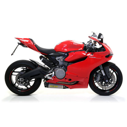 Arrow Ducati Panigale 899/1199/199s-R Homologa Ted Titanium Rh+Lh Works Silencers With Carbon End Cap For Original Collectors 71836pk