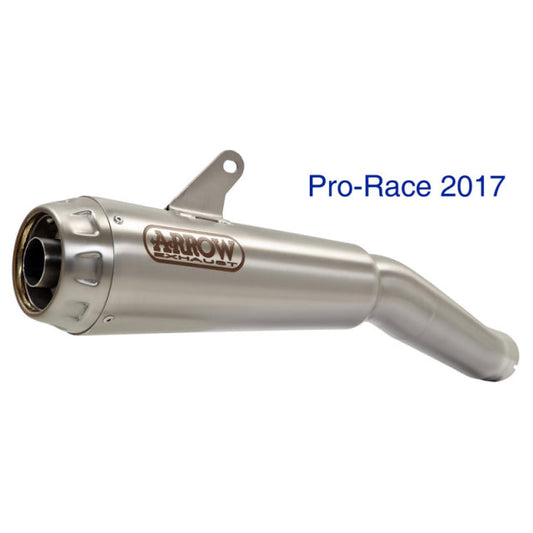 Arrow Kawasaki Z900 2017-2019 Silenciador Pro Racing Titanio Homologado + Tubo De Conexión De Acero Inoxidable Para Colectores Originales Y Arrow 71856pr 