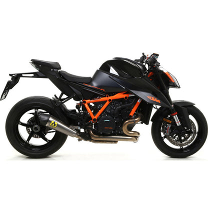 Arrow Ktm 1290 Supeer Duke R '20 Silenciador X-Kone De Titanio Homologado Con Tapa De Carbono Para Colectores Originales 71916xkr