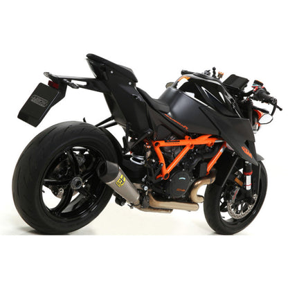 Arrow Ktm 1290 Supeer Duke R '20 Silenciador X-Kone De Titanio Homologado Con Tapa De Carbono Para Colectores Originales 71916xkr