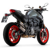71939PR  Arrow Round-Sil Slip-on Exhausts, Titanium for Ducati Monster 937 2021-2024