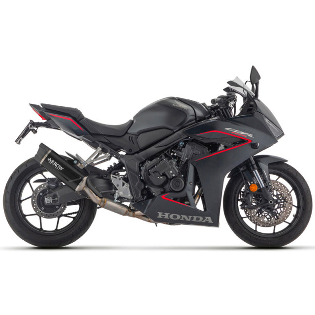 71969AKN Arrow WITH CATALYTIC CONVERTER Indy-Race Evo Racing Full Exhaust Titanium Dark Stainless Steel Collectors CBR650R 2024 - 2025 2026