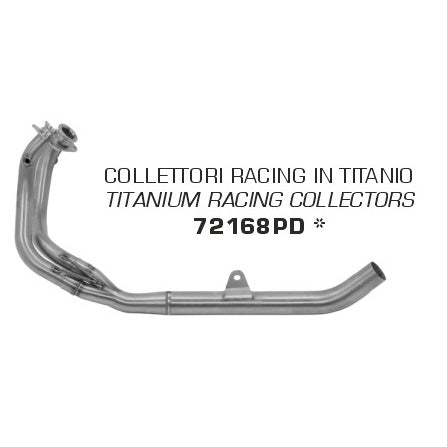 72168PD Arrow  Titanium Racing Collector for Honda CRF1100L 2020-2023