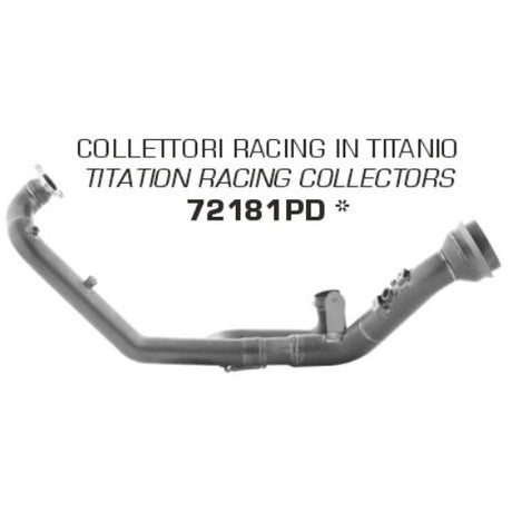 Arrow 72181PD Racing Exhaust Collector, Titanium for KTM 1290 Super Adventure S 2021-2024