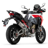 72501vl Arrow Ducati Multistrada V4 1100 21-24 Veloce Titanium Exhaust With Carby End Cap