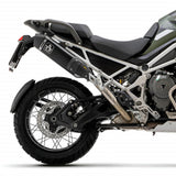 72506VAN Arrow Veloce Homol Slip-on Exhaust, Aluminum Dark for Triumph Tiger 900 24-25