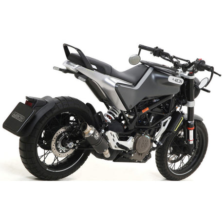 IN STOCK 72631gpi  Arrow Husqvarna Svartpilen 401 '20 Homologated Nichrom Dark Gp2 Exhaust With Welded Link Pipe