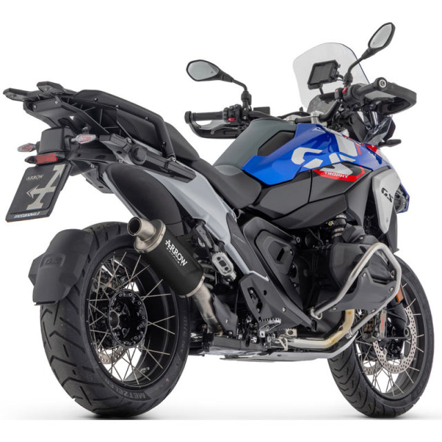 IN STOCK Arrow Exhaust 72651AON Indy Race Evo Slip-on Exhaust, Aluminum Dark for BMW R1300GS 24-25