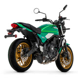 IN STOCK Open box 74510RBNW Arrow Rebel Full System Nichrome Dark Exhaust Kawasaki Z650RS 2022-2024 Rear cap in aluminium polish&nbsp;