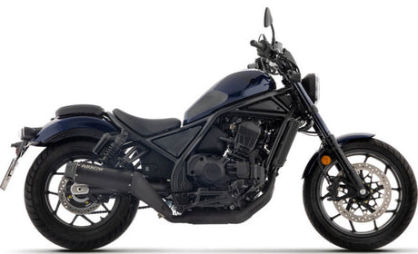 Arrow Rebel Slip-on Exhaust, Nichrome Dark for Honda CMX1100 Rebel 2025 -2026 74517RB
