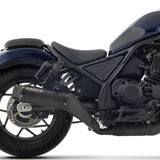 Arrow Rebel Slip-on Exhaust, Nichrome Dark for Honda CMX1100 Rebel 2025 -2026 74517RB