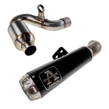 Arrow Pro-Race BMW F900 R/XR 2020-2024  Black Stainless Steel Exhaust 71915prn + 71729MI