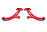 BMR Suspension 05-14 Ford Mustang Lower A-Arms - Red - Non-Adjustable AA750R