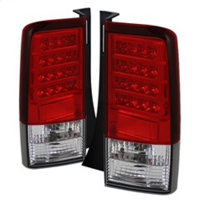 Spyder Scion XB 03-07 Version 2 LED Tail Lights Red Clear ALT-YD-TSXB03-LED-V2-RC 5042750