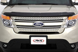 AVS 11-15 Ford Explorer (Excl. Sport Model) High Profile Bugflector II Hood Shield - Smoke 25164