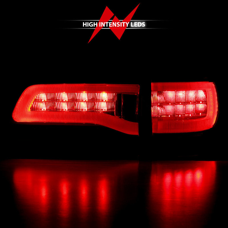 ANZO 2014-2016 Jeep Grand Cherokee LED Taillights Red/Smoke 311269
