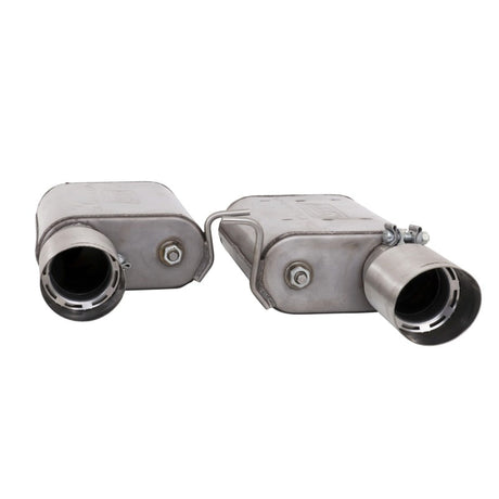 BBK Vari-Tune Axle Back Exhaust Kit 2 Adjustable Performance Mufflers 2-3/4 Pipe 4 in. Tips 41065