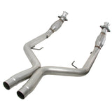 BBK 05-10 Mustang 4.6 GT High Flow X Pipe With Catalytic Converters - 2-3/4 1770